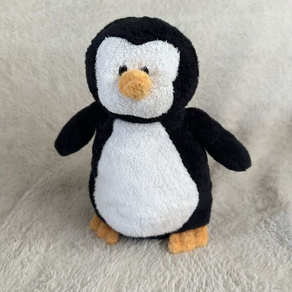 Ty Pluffies Other - Ty Beanie Babies Pluffies Waddles the Penguin Plush Toy Black White 2006